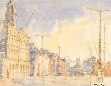 Sydney Foley (1916-2001) - 20th Century Watercolour, Street Scene