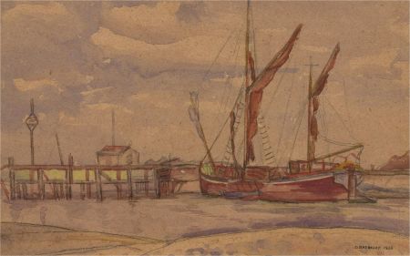 D. Baddeley - 1933 Watercolour