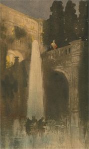 Signed Mid 20th Century Watercolour - Twilight