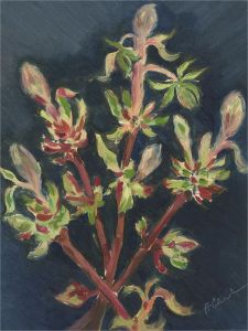 H. Carl - Mid 20th Century Oil, Summer Flowers