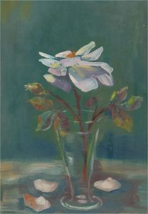 H. Carl - 20th Century Oil, Delicate Posey