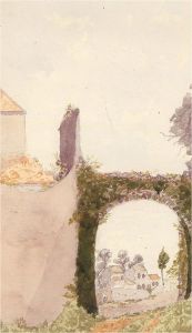 Mid 20th Century Watercolour - Town Scene