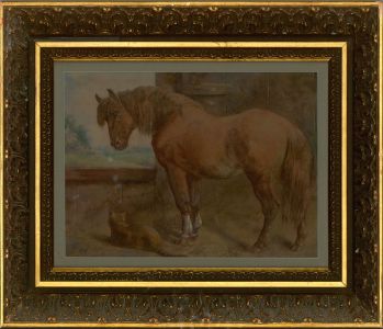 Walter Hunt (1861-1941) - Late 19th Century Watercolour, Unlikely Companions