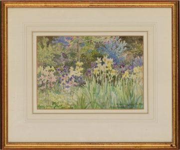 Mary S. - Mid 20th Century Watercolour, Floral View