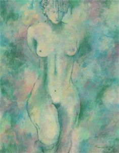 1989 Oil - Impressionistic Nude