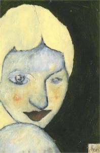 Ben Carrivick - Signed Contemporary Oil, Lemon on Black