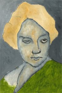 Ben Carrivick - Signed Contemporary Oil, The Discerning Woman