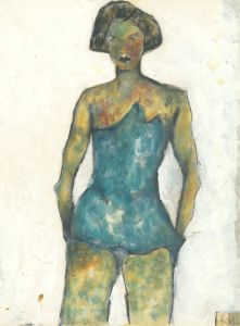 Ben Carrivick - Signed Contemporary Oil, Lady in Green