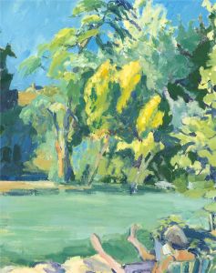 Pamela Chard (1926-2003) - 20th Century Oil, Relaxing