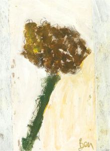 Ben Carrivick - Signed Contemporary Oil, Floral Study