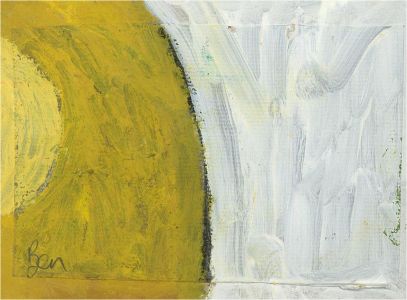 Ben Carrivick - Signed Contemporary Oil, Lemon on White