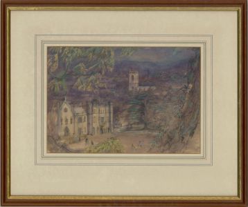 Lorna Cassidy - 1985 Watercolour, Wycombe Abbey