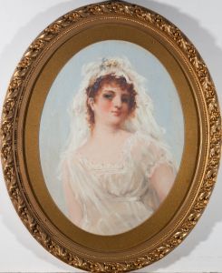 Early 20th Century Oil - Regency Bride