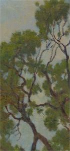 Giorgio Matteo Aicardi (1891-1985) - Oil, Leaves and Branches