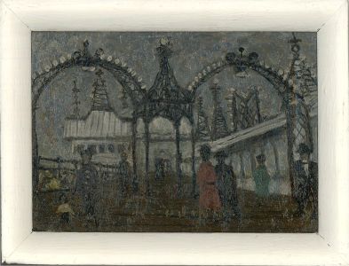 Early 20th Century Oil - Brighton Pier