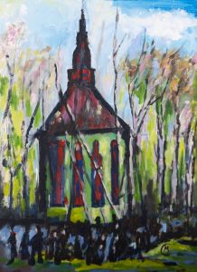 Maureen Connett - After Van Gogh Contemporary Acrylic, Vincent's Dream