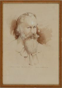 James McGregor - 1973 Watercolour, Johannes Brahms