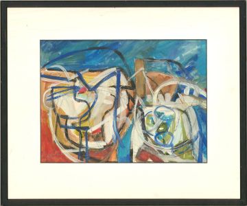 David Leigh - Newlyn School 20th Century Oil, Breaking Over Rocks, Penzance