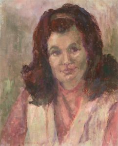 Barbara Doyle (b.1917) - 1975 Oil, Portrait
