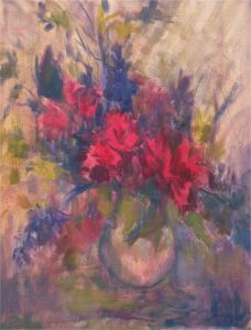 Barbara Doyle (b.1917) - Contemporary Oil, Royal Bunch