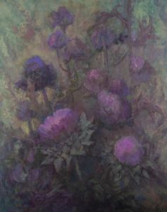 Barbara Doyle (b.1917) - 1975 Oil, Globe Artichokes