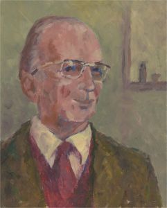 Barbara Doyle (b.1917) - Contemporary Oil, Male Portrait Study