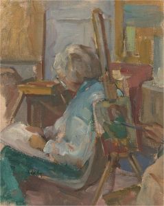 Barbara Doyle (b.1917) - Contemporary Oil, The Painting Class