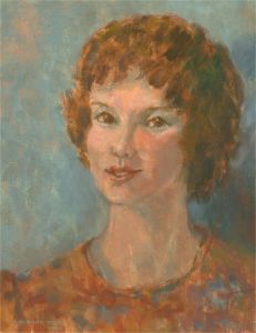 Barbara Doyle (b.1917) - 1978 Oil, Portrait of a Girl
