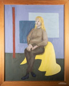 Eric Lunzer - 199 Oil, Composition with Seated Woman