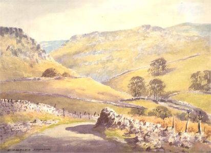 Ernest Charles Simpson (1915-2007) - Contemporary Watercolour, Yorkshire Dales