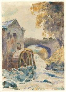 Early 20th Century Watercolour - The Watermill