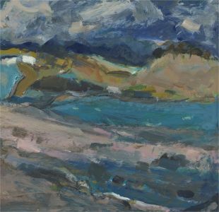 Sheila Macnab Macmillan (1928-2018) - 2018 Acrylic, Ettrick Bay, Scotland