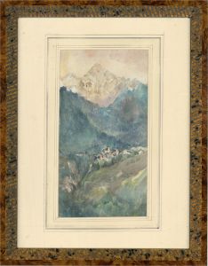 F.E. Butt - Mid 20th Century Watercolour, Dauphiné Alps