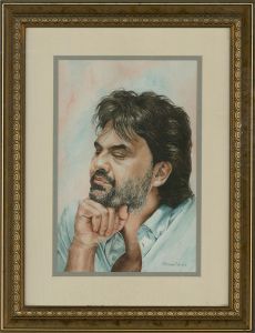 W.M. Peirson - 2003 Watercolour, Gentleman in Thought