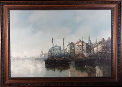 Contemporary Oil - Continental Harbour