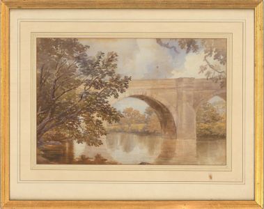 Late 19th Century Watercolour - The Stone Bridge