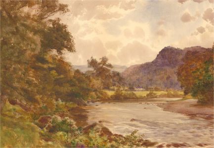 Cyril Ward (1863-1935) - Early 20th Century Watercolour, River Landscape