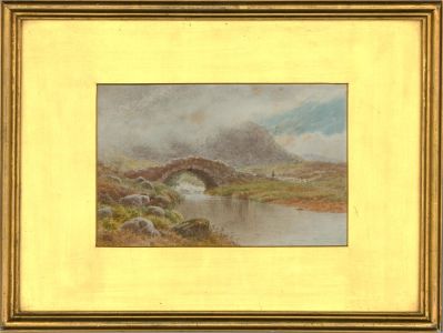 Early 20th Century Watercolour - Into the Mist