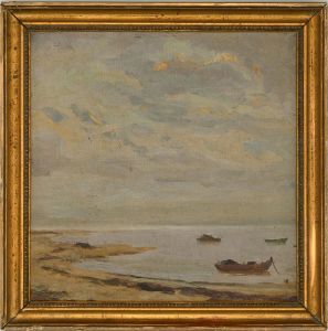 Early 20th Century Oil - Overcast Cove