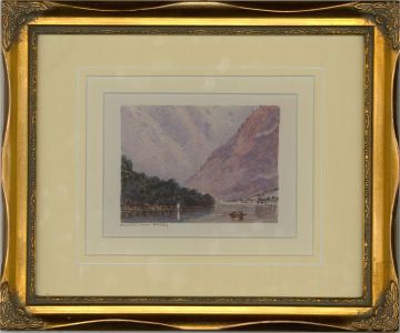 A. Penley - Early 20th Century Watercolour, Mountain Scene