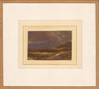 Late 19th Century Watercolour - Moorland Landscape