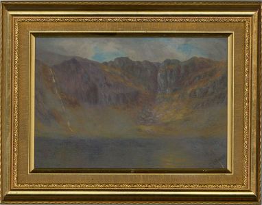 G. Oliver - 20th Century Oil, Mountain Waterfall