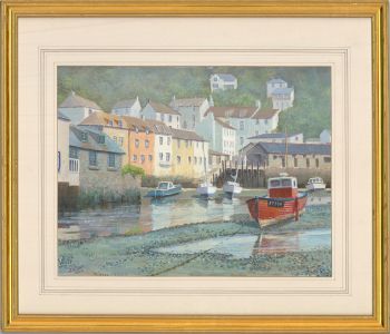 J.A. Pusey - 2004 Acrylic, Polperro