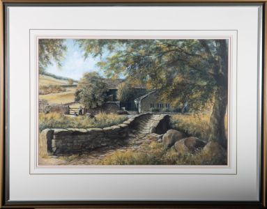 Harry Fryers - 1990 Watercolour, Wycoller Dene