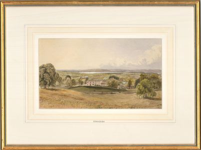 C.P. - 1867 Watercolour, Standish House
