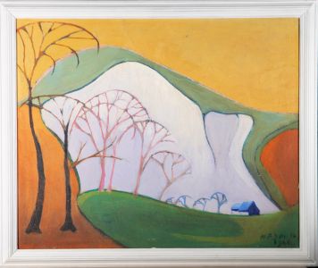 Wallace Francis Doyle (1901-1980) - 1966 Oil, Chalk Pit, Sussex