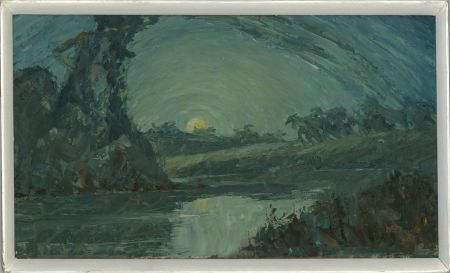 Wallace Francis Doyle (1901-1980) - 1965 Oil, Hunters Moon