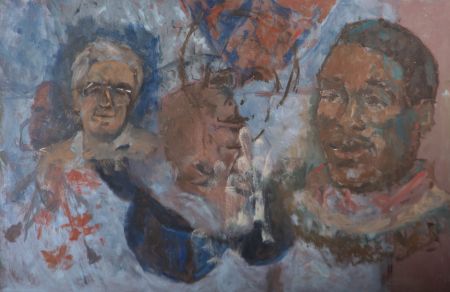 Barbara Doyle (b.1917) - Contemporary Oil, Head Studies