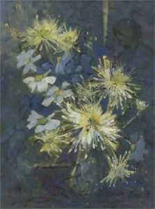 Barbara Doyle (b.1917) - Contemporary Oil, Yellow And Blue