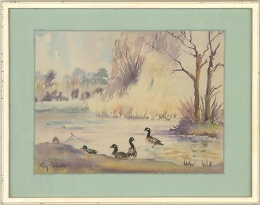 Joy Parsons - Contemporary Watercolour, Canada Geese